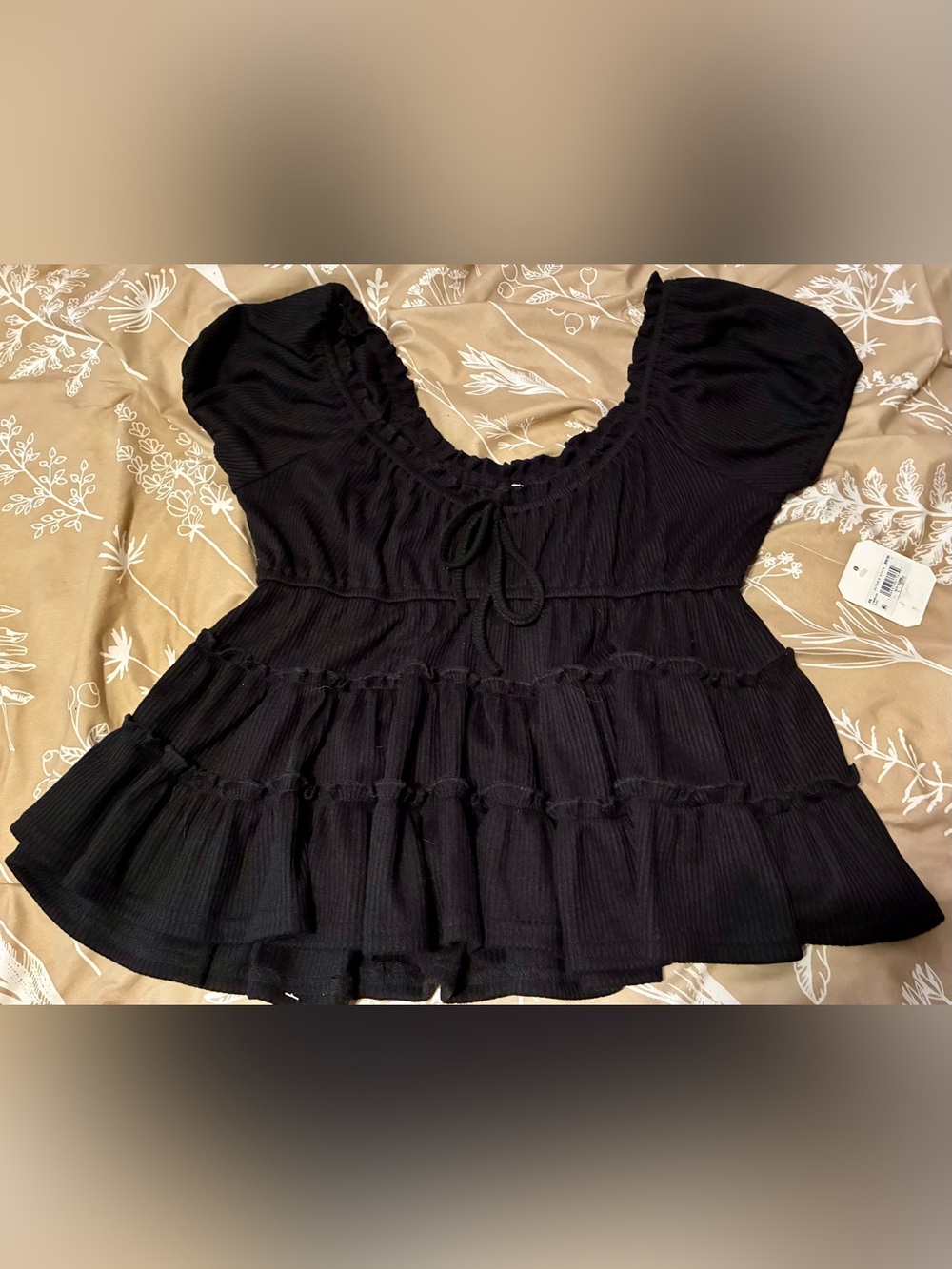 Brand New with Tags Altar’d State Black Top Women’s Size Large